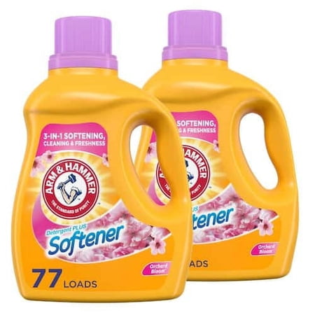 ARM & HAMMER 100.5 oz. Orchard Bloom Liquid Laundry Softener and Detergent (77 Loads) (2-Pack)