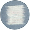 thumbnail image 4 of SAFAVIEH Montauk Tennyson Braided Border Cotton Area Rug, Ivory/Dark Blue, 2'6" x 4', 4 of 10