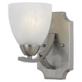 thumbnail image 1 of Lumenno International 8001-00-01 Series 8001 1 Light Sconce, Satin Nickel Finish, 1 of 2