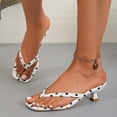 thumbnail image 5 of jiaxiM Women's Flip Flops Womens Thong Sandals Dressy Women Slippers Non- Sandals Women Tpr Sole Orthofeet Shoes for Women, 5 of 9
