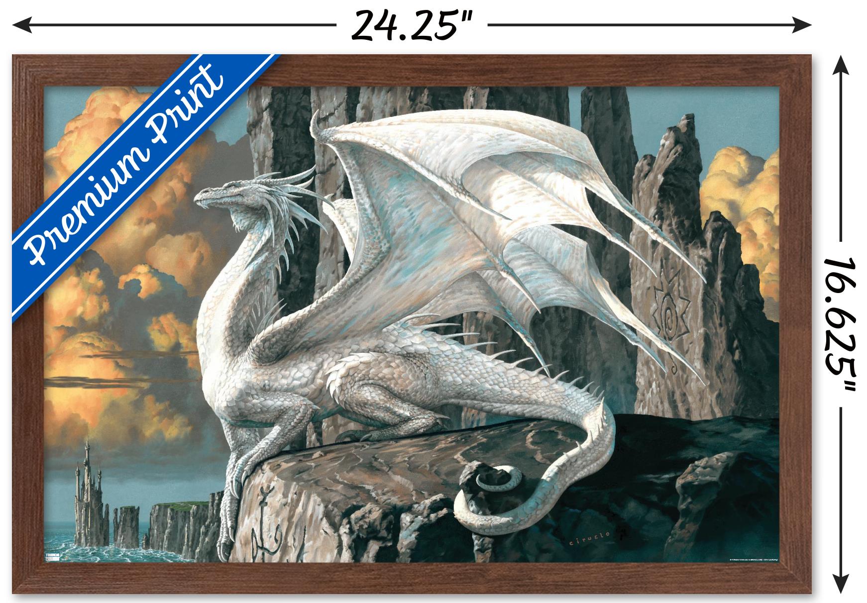 Ciruelo - Hobsyllwin Wall Poster, 14.725" x 22.375", Framed