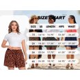 thumbnail image 5 of Cueply Women's Plus Size Shorts Casual Elastic Waist Ruffle Belted Shorts Adjustable Tie Knot Short for Women with Pockets, 5 of 6
