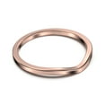 thumbnail image 3 of 10K rose gold curved wedding band, 3 of 4