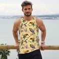 thumbnail image 5 of Rocae Beautiful Bright Birds And Flowers for Men's Workout Tank Top Men's Running Tank Top Dry Fit Athletic Workout Tank TopsMedium, 5 of 9