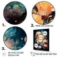 thumbnail image 3 of Designart "Galactic Shell Odyssey" Seashell Floater Framed Wall Decor, 3 of 5