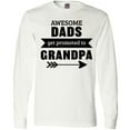 thumbnail image 3 of Inktastic Awesome Dads Get Promoted to Grandpa Long Sleeve T-Shirt, 3 of 5