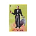 thumbnail image 2 of Playera De Fiestas Patrias Catrin Loteria Mexico Septiembre Dia De La IndependenciaColor Verde Militar Talla Chica Marca Emil SaEs, 2 of 4