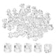 thumbnail image 1 of Uxcell Kit de Tornillos y Tuercas Hexagonales Transparentes de 30 Piezas, Tornillos de Cabeza Redonda de Acrílico Plástico M4x6mm, 1 of 7
