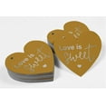 thumbnail image 4 of Inkdotpot Love Is Sweet Wedding Bottle Tag Real Silver Foil Favor Hang Tag 50 Pack, 4 of 8