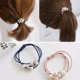 thumbnail image 1 of Meidiya Pearl Elastics Hair Ties Ring Rope Scrunchie Hair Bands Ponytail Holder for Women or Girls Hair Accessories, 1 of 7