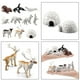 thumbnail image 3 of 10 piezas de accesorios de exhibición de modelo de animal ártico juguetes educativos tempranos adorno de decoración de dormitorio de oficina en hogar Hugo Figuras de simulación, 3 of 10