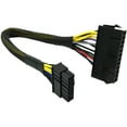 thumbnail image 5 of 24 Pin to 14 Pin ATX PSU Main Braided Sleeved Cable for for PC and Servers 12-Inch(30cm), 5 of 8