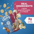 thumbnail image 2 of GOOD CHIPS Baked Cauliflower Aged Cheese Chips, 12-Pack, 1.23oz Bags, 2 of 7
