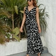 thumbnail image 3 of Leopard Print Pattern Art Sleeveless Dress Women's Summer Suit Dresses for Women 2025 Luxury Party Dress, 3 of 7