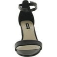 thumbnail image 3 of Nine West Womens Pruce Leather Block Heel Dress Sandals, 3 of 3
