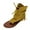 Yellow, variant on Midsumdr Sandals Women's Ankle Strappy Gladiator Sandals Retro Tassel Hollowed Out Toe Sandals Beach Bohemia Thong Flat Sandal Shoes