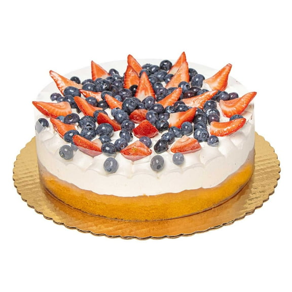 Member's Mark 10" Fresh Fruit Topped Vanilla Shortcake, 58 oz.