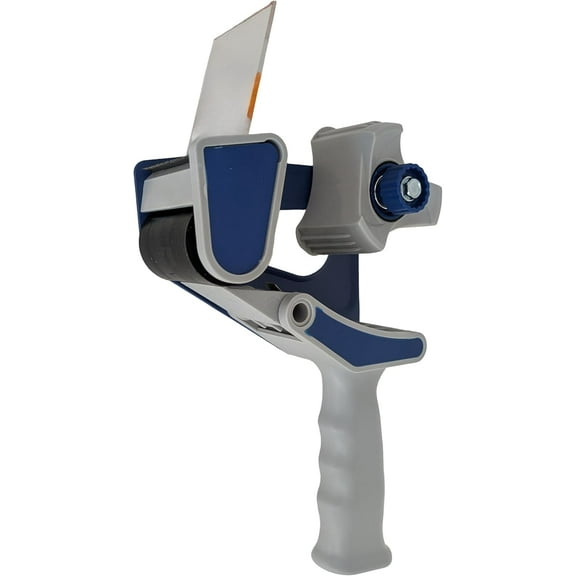 Heavy Duty 2 in 1 Packing Shipping Tape Dispenser Gun Fits 2 Inch Rolls Adjustable Tension Ergonomic Handle Durable Cutter for Moving Warehouses Packaging (1)