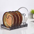 thumbnail image 2 of CAROOTU Portable Metal Iron Dish Stand Drain Removable Storage Rack Holder Home Kitchen Tool, 2 of 5