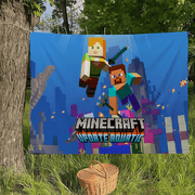 Popular Game M-Minecraft-T Retro Flags Multiple Choice Living Studio Booth Interior Decoration Banner