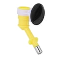 thumbnail image 1 of Kit de bebedero para mascotas, gatos, cachorros y perros, dispensador de agua colgante, cabezal de botella, color amarillo, 1 of 6