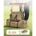 thumbnail image 3 of Hot Tent for 2 Persons Portable Winter Tipi Tent with Stove Jack Waterproof Canvas Camping Tent Lightweight 4 Season Shelter Tent for Hiking Fishing Backpacking Size S, 3 of 6