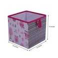 thumbnail image 6 of Bacati - Owls in the Woods Nursery Storage Items, Pink/Grey, 6 of 10
