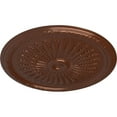 thumbnail image 3 of 36"OD x 1 1/2"P Juniper Ceiling Medallion (Fits Canopies up to 7"), Hand-Painted Copper Penny, 3 of 5