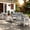 White, variant on LayinSun Outdoor Aluminum Furniture Set, 4 Pieces Patio Sectional Conversation Chat Sofa Modern Seating Set with Coffee Table