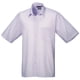 thumbnail image 1 of Premier - Camisa lisa de manga corta de caballero/hombre Diseño formal Tejido papelina (Lila), 1 of 1