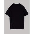 thumbnail image 3 of Men'S All-Season Cotton Crew Neck T-Shirt with Graphic Cross Print - Casual Style, Short Sleeve, Regular Fit, Slight Stretch Fabric, 220gsm Cotton Tee for Daily & Weekend Wear, 3 of 4