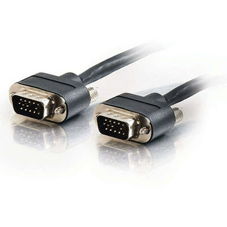 25FT Cmg-rated HD15 Sxga M/m Monitor/projector Cable with Rounded Low Profile Co