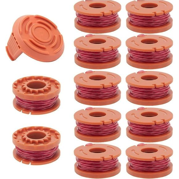 Wa0010 Replacement Spool Compatible With Worx Trimmer Line 0.065 Grass Trimmer Spool Line For Worx A0010 Electric String Trimmers Wg154 Wg163 Wg160 Wg