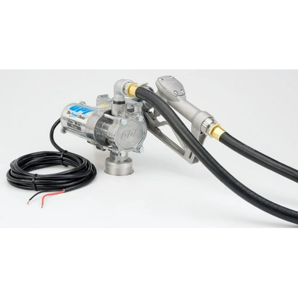 GPI Liquid Transfer Tank Pump 137100-01 EZ-8; Direct Tank Mounting; Electric; Up To 8 Gallons Per Minute; 10 Foot Length Hose; 15 Foot Length Power Cord; 12 Volt DC