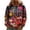 25# Hot Pink, variant on Women's Boho Floral Print Hoodie Vintage Patchwork Long Sleeve Sweatshirts Casual Pullover Going Out Tops Purple S