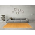 thumbnail image 3 of Ahgly Company Indoor Round Solid Orange Modern Area Rugs, 6' Round, 3 of 4