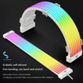 thumbnail image 2 of COOLMOON AOSOR Flexible LED 5V ARGB Aura Sync Neon Strip Light para chasis de PC, 2 of 6