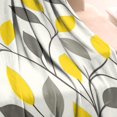 thumbnail image 3 of Yellow and Gray Leaves Modern Art Blanket,Comfortable Soft Flannel Throw Blanket,All Season,Warm Lightweight Blankets for Sofa Bed Couch Living Room Chair,30"x40"(80x100cm), 3 of 4