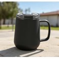 thumbnail image 3 of Mainstays 11oz Ms Mug Black SS304 inside + SS201 outside, PP, PCTG,Silicone, 3 of 9