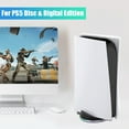 thumbnail image 2 of Soporte vertical para consola PS5 Disc Edition y Digital Edition, bandeja base horizontal con luz RGB, accesorios de soporte multifuncionales, 2 of 10