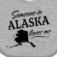 thumbnail image 4 of Inktastic Someone in Alaska Loves Me Boys or Girls Baby Bib, 4 of 4