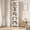 White, variant on TacleeKii 5 Tier Bookshelf, 71" Tall Bookcase w/ Adjustable Shelves, for Living Room Office Library, Black & Natural