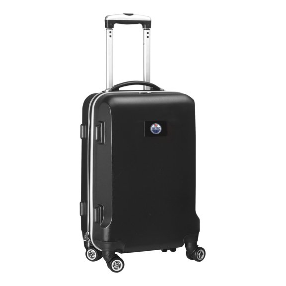 Black Edmonton Oilers 20" 8-Wheel Hardcase Spinner Carry-On