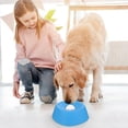 thumbnail image 5 of Dog Lick Bowls Slow Feeder Dog Bowls Liquid Treat 3/4 Cup Yogurt Pup Lick Toy for Large Medium Small Breeds Dietary Blue, 5 of 10