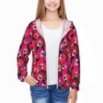 thumbnail image 3 of Cauagu Orchids Flowers Print Sun Protection Jacket for Teen,Full-Zipper Long Sleeve Sun Shirts with Pockets UV Hoodie Shirts Outdoor Athletic Jacket-XX-Large, 3 of 7