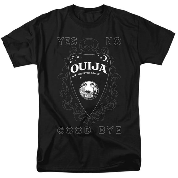 Ouija Planchette S/S Adult 18/1 T-Shirt Black