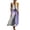 Multicolor, variant on Zedker Floral Women's Maxi Dresses Sleeveless V Neck Long Dress Beach Sundresses Swing Dress Multicolor L