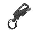thumbnail image 2 of Match Lighter Permanent Match Lighter Outdoor Camping Survival Fire Starter with Keyring  Black, 2 of 8
