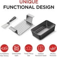 thumbnail image 3 of Elbee Home Non-Stick Meatloaf Pan with 9” Carbon Steel Removable Perforated Tray, 3 of 8