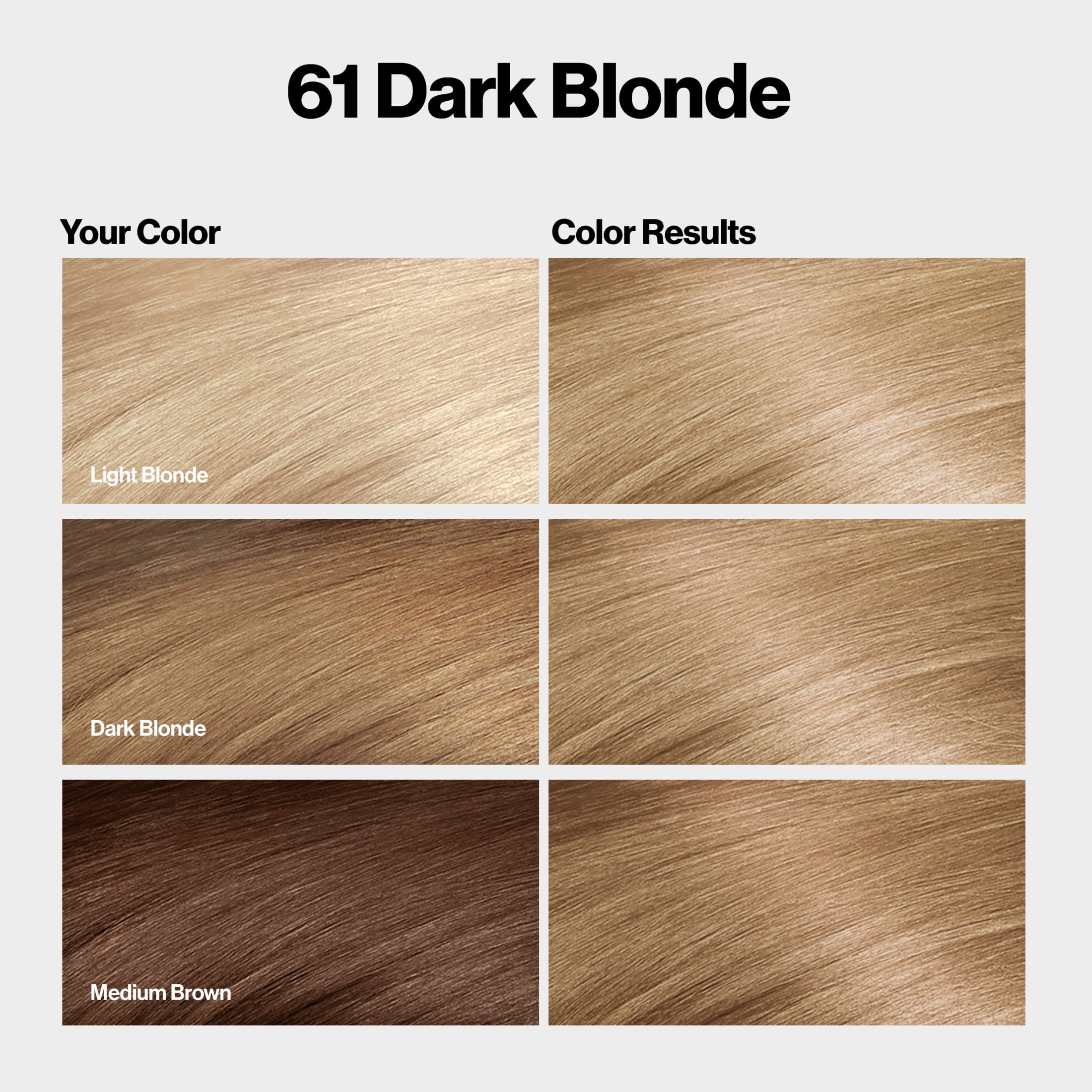 (3 pack) Revlon ColorSilk Permanent Hair Color, Bond Repair Complex, 61 Dark Blonde, 1 pack